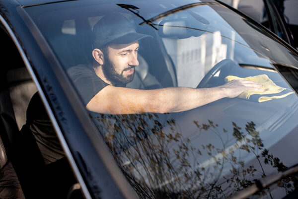 почистване на интериора на колата